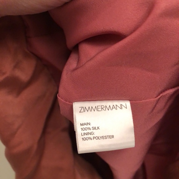 NWOT Zimmermann Sueded Bodice Strapless Dress - Picture 7 of 7